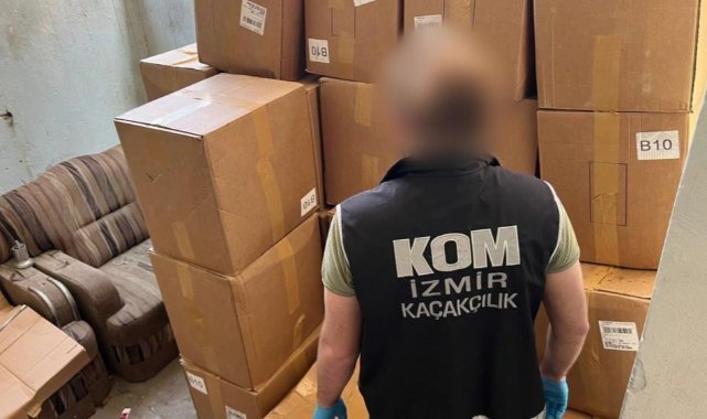 İzmir’de 15 milyon TL’lik tütün kaçakçılığı operasyonu: 19 gözaltı