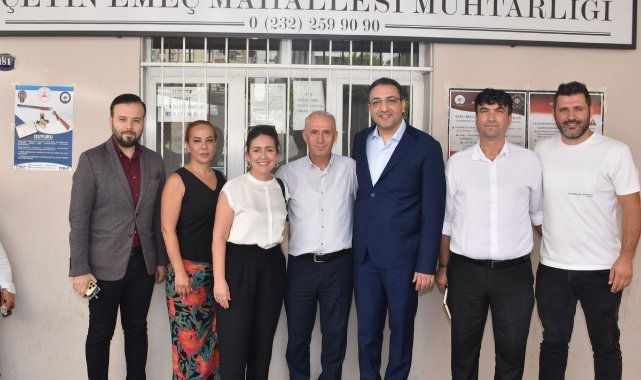 Yiğit'ten Muhtarlara bayram öncesi ziyaret
