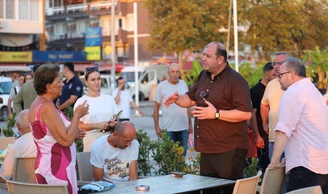 Başkan Çiçek, Gece Pazarı Esnafını Dinledi