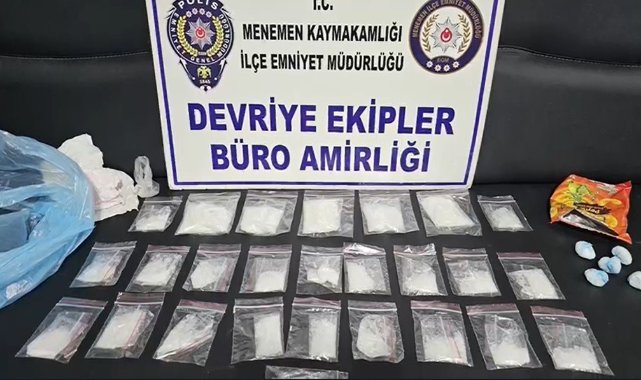 3 uyuşturucu taciri polis devriyesinde yakalandı