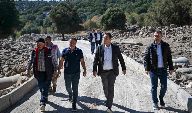 Bornova'nın kırsal mahallelerinde ulaşım artık kolaylaşıyor: Sarnıç ve Kurudere'de yol sorunları çözüldü