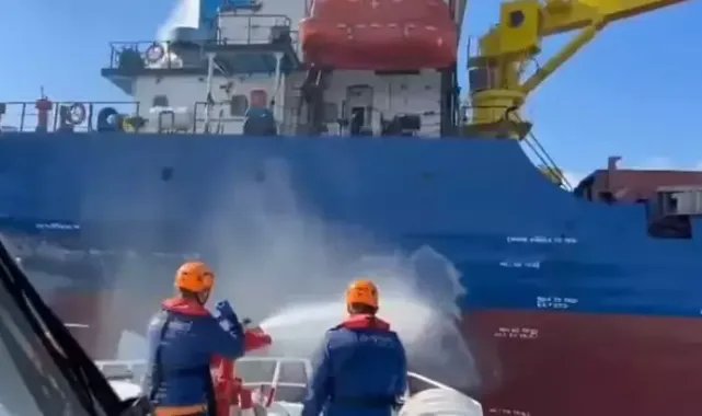 Marmara Denizi’nde gemide çıkan yangında 2 işçi hayatını kaybetti