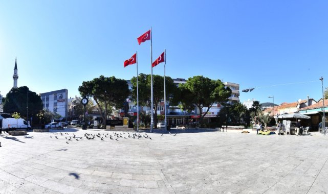 Büyükşehir’den Gaziemir’in kalbine estetik dokunuş