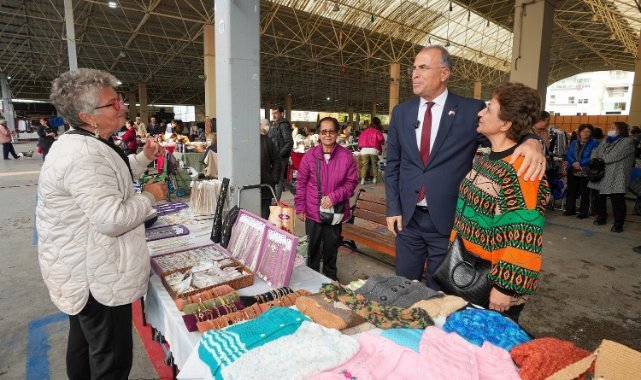 Gaziemir Belediyesi’nden kadınlara destek: El Emeği ve Satış Pazarı açıldı