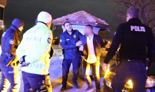 Alkollü şekilde polisten kaçtı, kaza yapıp yakalanınca polisi valiye şikayet etmekle tehdit etti