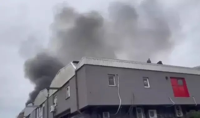 Bahçelievler'de sanayi sitesinde iş yeri yangını