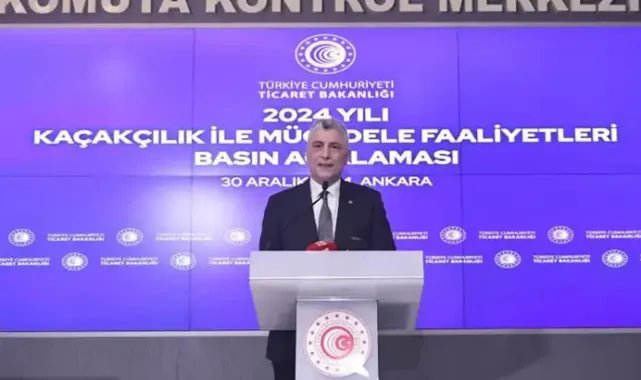 Bakan Bolat: Kaçak yakalama değeri 55 milyar 178 milyon TL'ye ulaştı
