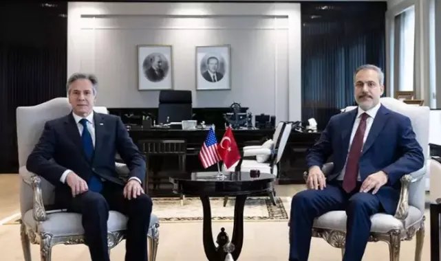 Bakan Fidan, ABD Dışişleri Bakanı Blinken ile bir araya geldi