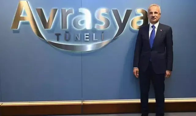 Bakan Uraloğlu: Avrasya Tüneli'ni 8 yılda 8,3 milyon sürücü kullandı