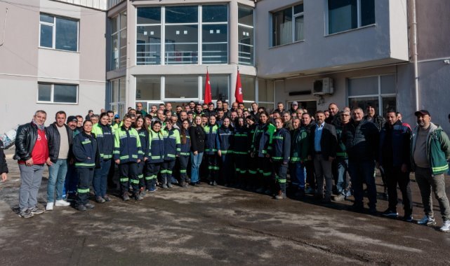 Başkan Mutlu belediye çalışanlarının yeni yılını kutladı