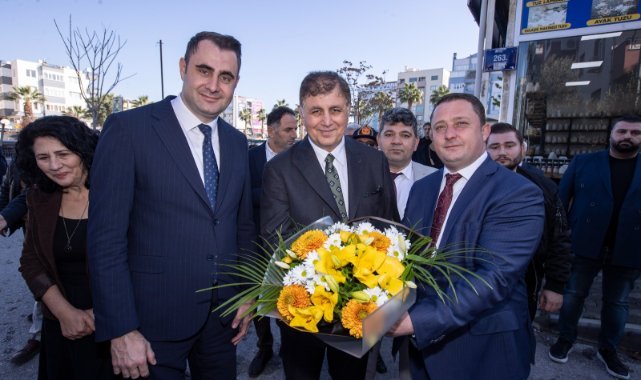 Başkan Tugay’a hizmet teşekkürü