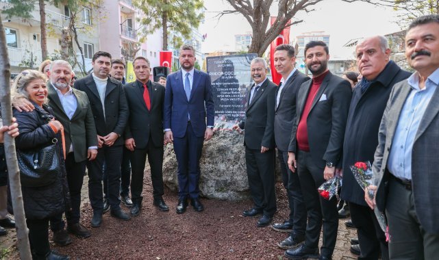 Buca’da asimilasyon şehitlerinin anısına Rodop Çocuk Parkı ve Anıtı açıldı
