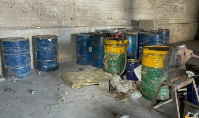 Esad ailesinin uyuşturucu fabrikası görüntülendi