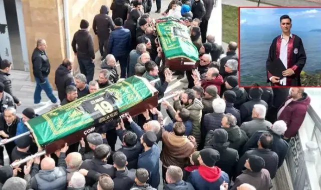 Kazada ölen Umut Can'ın tabutunun üzerine taraftarı olduğu takımın forması konuldu