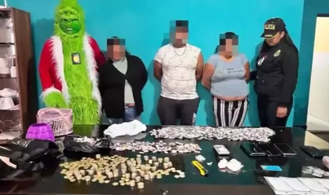 Peru polisi, Grinç kılığına girerek operasyon düzenledi