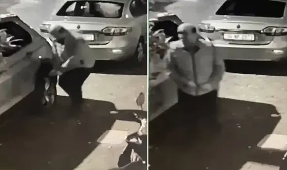 Sultangazi’de park halindeki otomobilin lastiğini patlattı