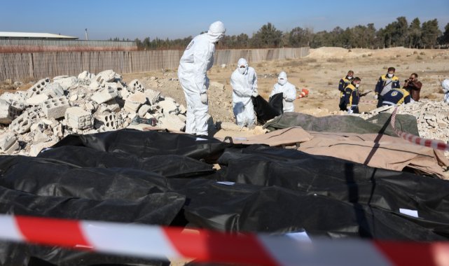 Suriye'de 100 bin kişilik toplu mezar bulundu