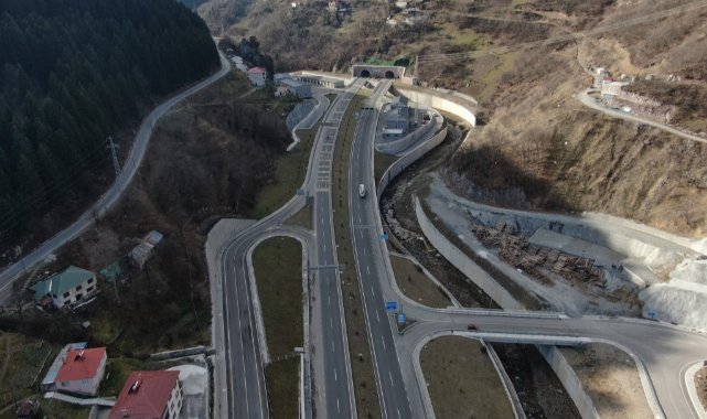 Yeni Zigana Tünelini açıldığı günden bu yana 587 günde 2 milyon 861 bin 599 araç kullandı