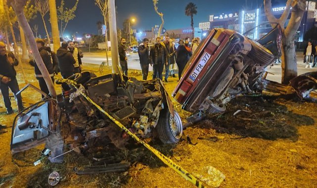 Adana’da ikiye bölünen otomobilde ölü sayısı 2’ye yükseldi