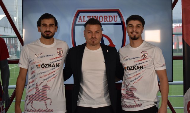 Altınordu, iki gurbetçiyi kadrosuna kattı