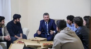 Başkan Görkem Duman’dan öğrenci evine ziyaret