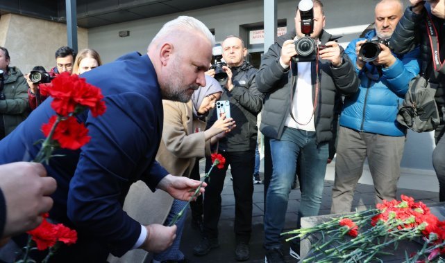 Başkan Pehlivan: "Şehidimizin emaneti olan bayrağı asla düşürmeyeceğiz"