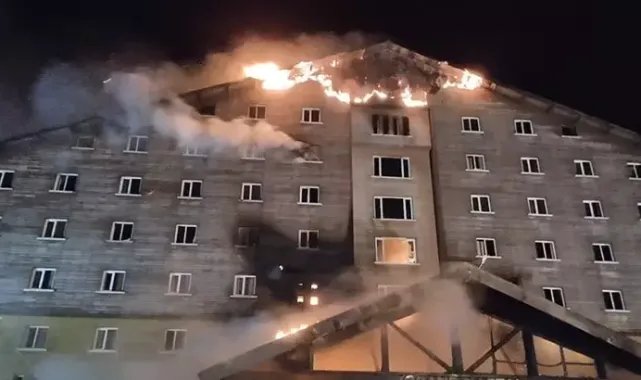 Bolu’daki otel yangını, mutfakta kızgın yağın tutuşmasıyla başlamış
