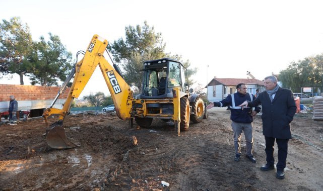 Güzelbahçe’de kentin her noktasında çalışmalar hızla sürüyor