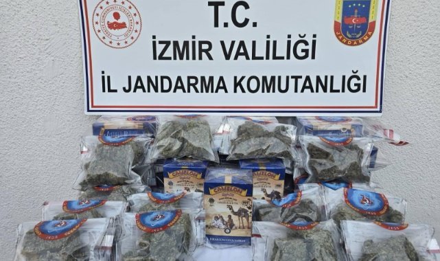 İzmir'de jandarmadan uyuşturucu tacirlerine operasyon