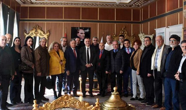 İzmir Ege Medya Platformundan Başkan Balaban’a  Ziyaret