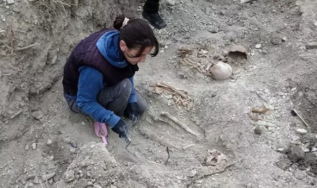 Kanalizasyon kazısında çıkan insan kemikleri incelemeye alındı