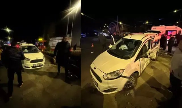 Nevşehir'de, hafif ticari araç ile otomobil çarpıştı: 9 yaralı