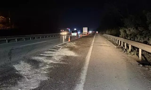 Otoyolda bir aracın çarpıp kaçtığı, ardından çok sayıda aracın üzerinden geçtiği kişi parçalandı
