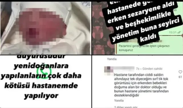 Sosyal medyada yayılan özel hastanede bebeklere kötü muamele iddialarıyla ilgili inceleme başlatıldı