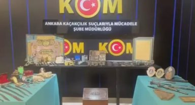Tarihi eser kaçakçılığı operasyonu; 1,5 milyon TL değerinde 243 eser ele geçirildi