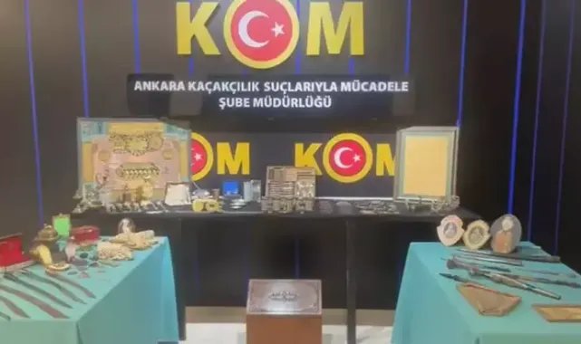 Tarihi eser kaçakçılığı operasyonu; 1,5 milyon TL değerinde 243 eser ele geçirildi