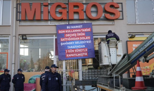 Tarihi geçmiş ürün satan Migros market 3 gün kapatıldı