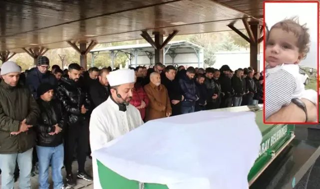 Yangında ölen 3 yaşındaki Ecrin, toprağa verildi