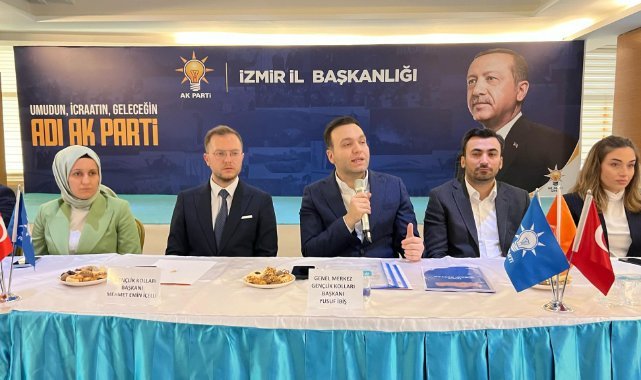 AK Parti Gençlik Kolları Genel Başkanı İbiş’ten AK Gençlik İzmir’e ilk ziyaret