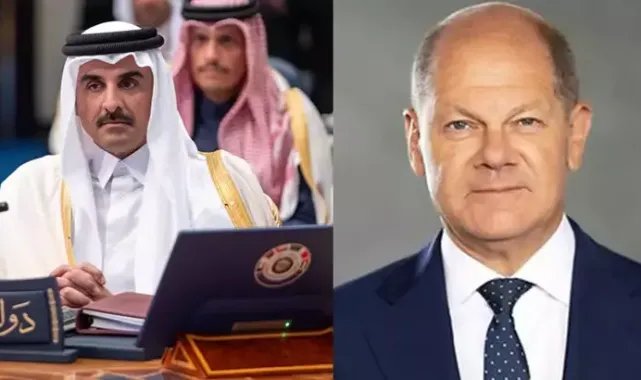 Almanya Başbakanı Scholz, Katar Emiri Al Sani ile Orta Doğu’daki durumu görüştü