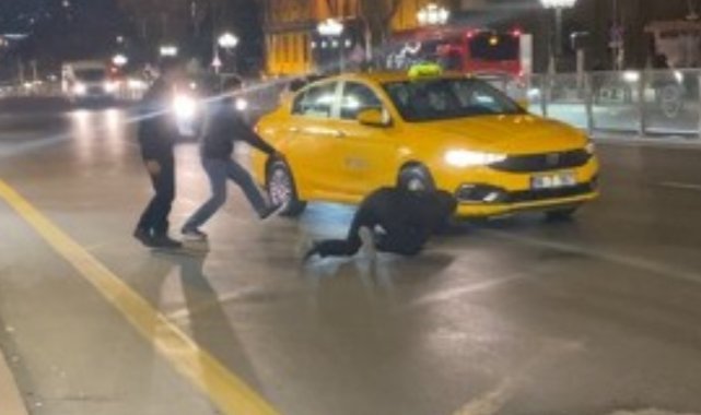 Ankara’da taksileri durdurup şoförlere saldırdılar