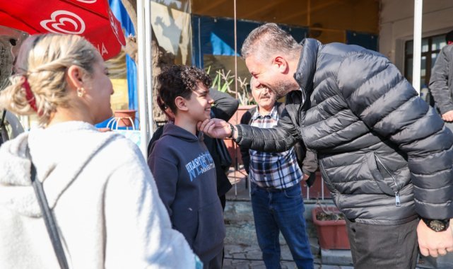 Başkan Görkem Duman üreticinin yanında