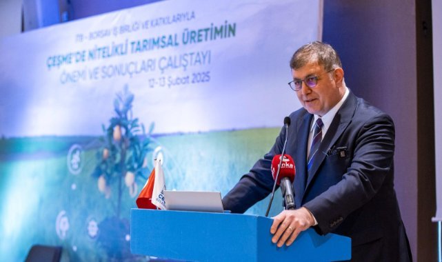 Başkan Tugay Çeşme Nitelikli Tarım Çalıştayı’nı açtı