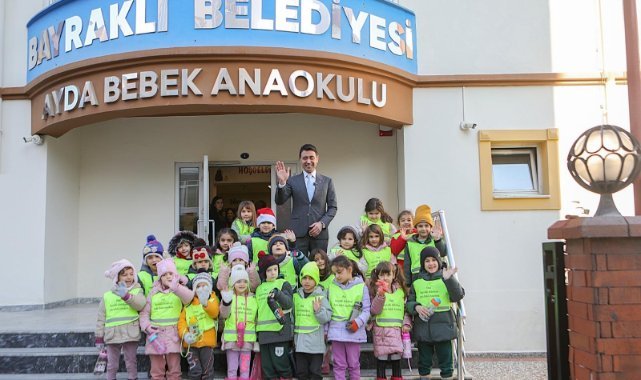 Bayraklı Belediyesinden miniklere deprem bilinci eğitimi