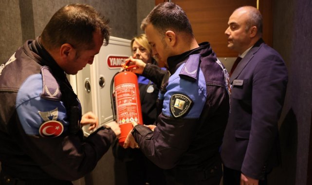 Bayraklı zabıtasından konaklama tesislerine denetim
