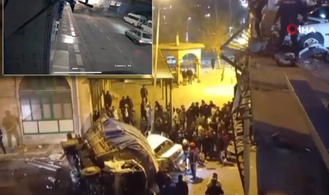Freni boşalan kamyonun dehşet saçtığı kazada 3 kişi öldü, 26 kişi yaralandı