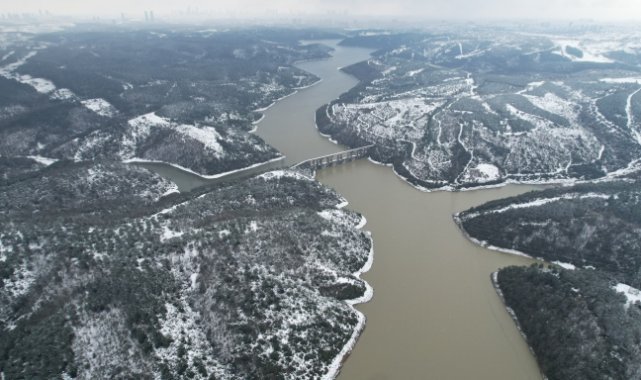 İstanbul’da kar yağışı etkili olurken barajlardaki doluluk oranı yüzde 70’i geçti