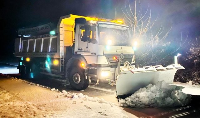 İzmir’in dağlarında kar teyakkuzu