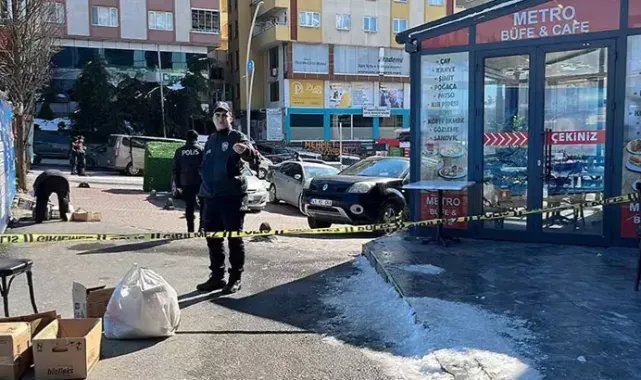 Lokantada ortağını vurup rehin aldı