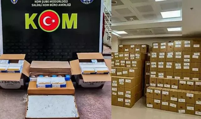 Manisa'da 3 milyon 960 bin dolu ve boş makaron ele geçirildi